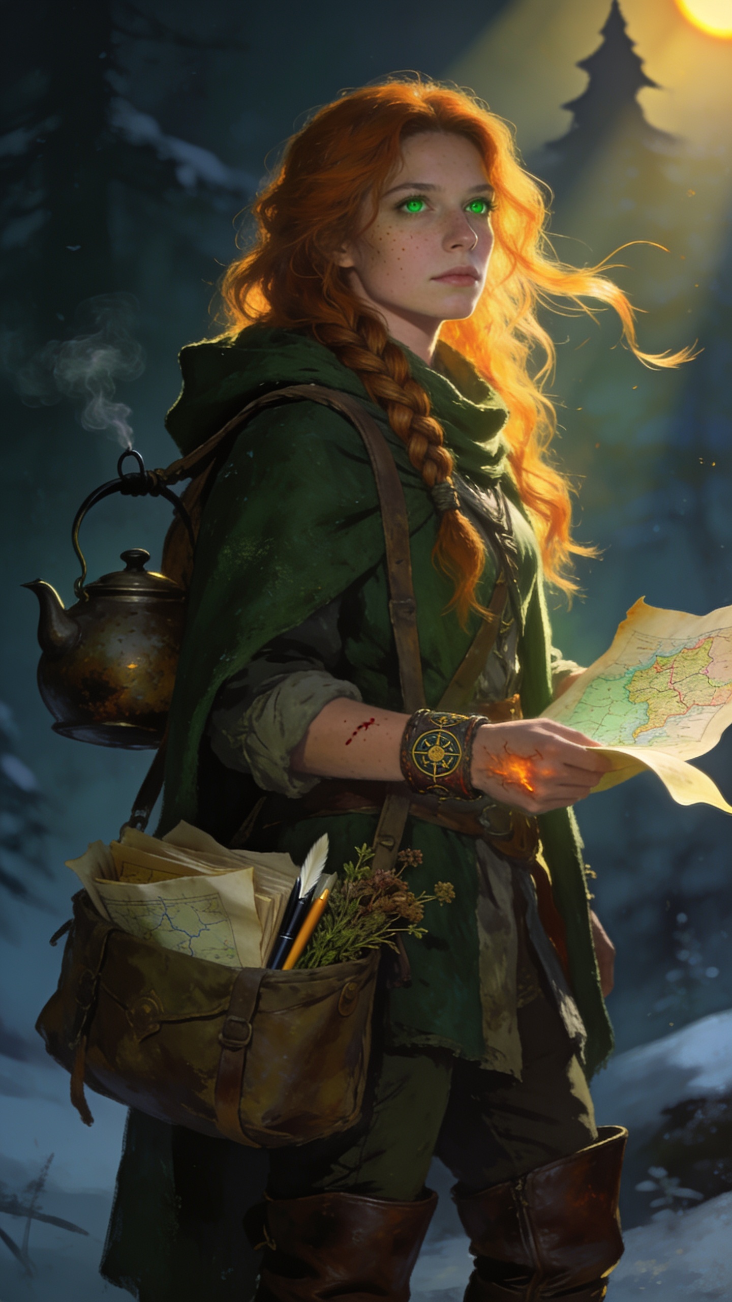 Portrait of Korvath, Ember Intern of the North